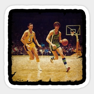 Pete 'Pistol' Maravich vs Jerry West 'The Logo' Sticker